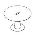 Round Shape Table (4 and 8 Persons)