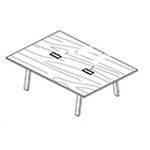 Small Rectangular Shape Table