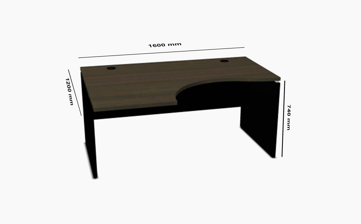 Vic Corner Desk Dimension Sizes