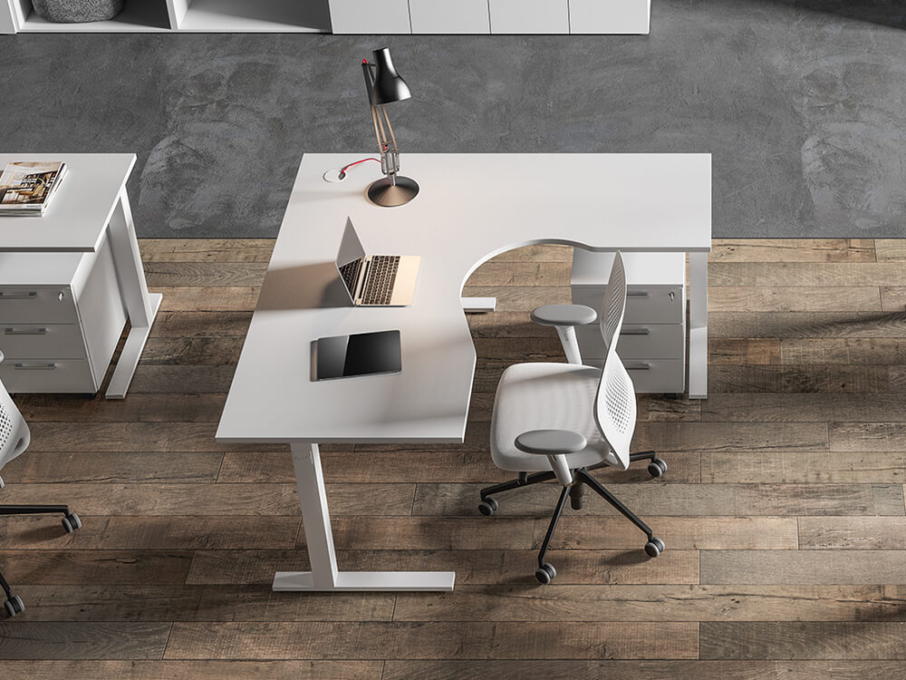 Castello - Ergonomic Corner Desk With Return