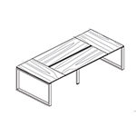 Rectangular Shape Table (8,10,12 and 14 Persons)