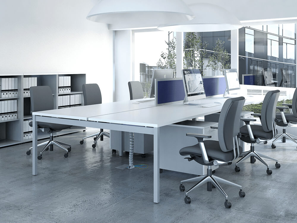 Bloom 1 – Operational Office Desk For 2, 4 And 6 Persons
