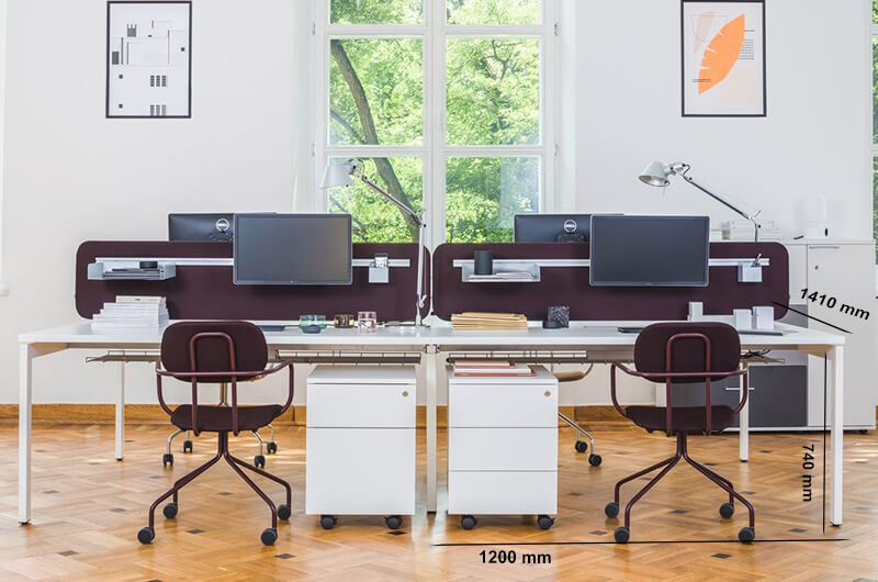 Bloom 1 – Operational Office Desk For 2, 4 and 6 Persons Bloom 1 – Operational Office Desk For 2, 4 and 6 Persons