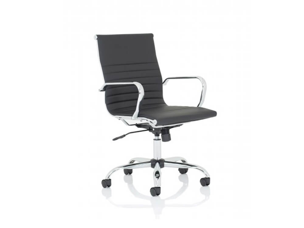 Novel 1 – Medium Back Meeting Room Chair (black)