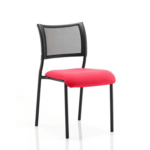 Dale – Mesh Back Visitor Chair Black Withoutarms Cherry
