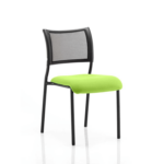 Dale – Mesh Back Visitor Chair Black Withoutarms Green