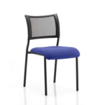 Dale – Mesh Back Visitor Chair Black Withoutarms Blue