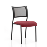 Dale – Mesh Back Visitor Chair Black Withoutarms Chilli