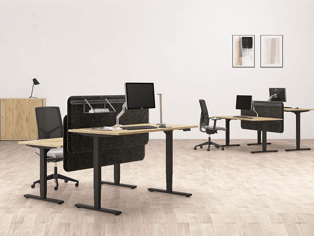 Alfio 1 – Workstation For 2 4 And 6 People With Electric Height Adjustment