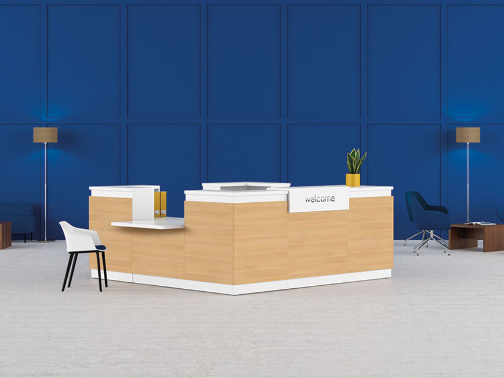 Byanca 1 Reception Desk With Dda Approved Wheelchair Access Unit 3