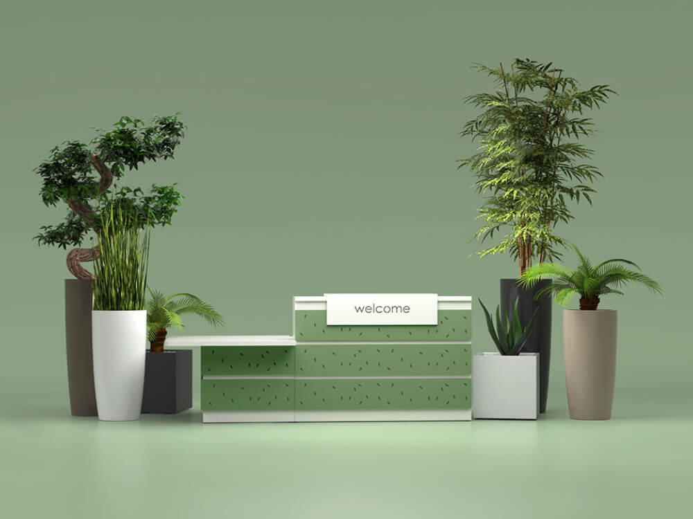 Byanca 1 Reception Desk With Dda Approved Wheelchair Access Unit 4