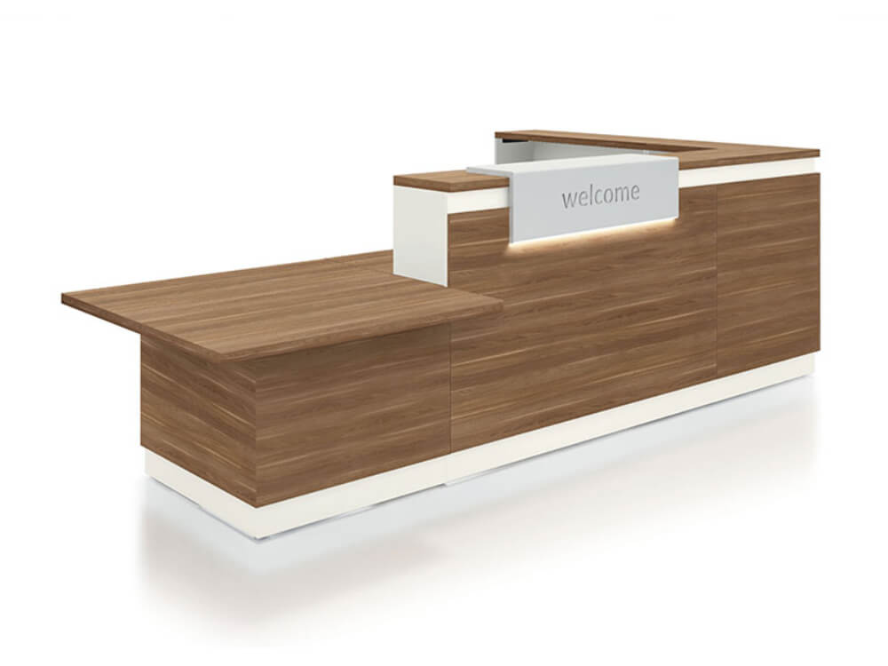 Byanca 1 Reception Desk With Dda Approved Wheelchair Access Unit 6