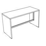 Small Rectangular Shape Table (4,6 and 8 Persons, H1050)