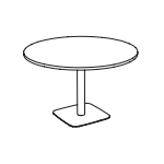 Round Table (3, 4 And 6 Persons)