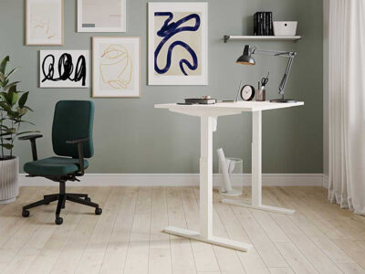 Donella Operational Desk With Height Adjustable Legs And Optional Modesty Panel