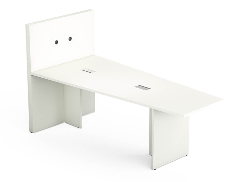 E Meeting Table With Panel Legs And Multimedia Wall 2