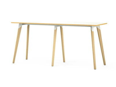 Evasion Straight Desk With 6 Legs