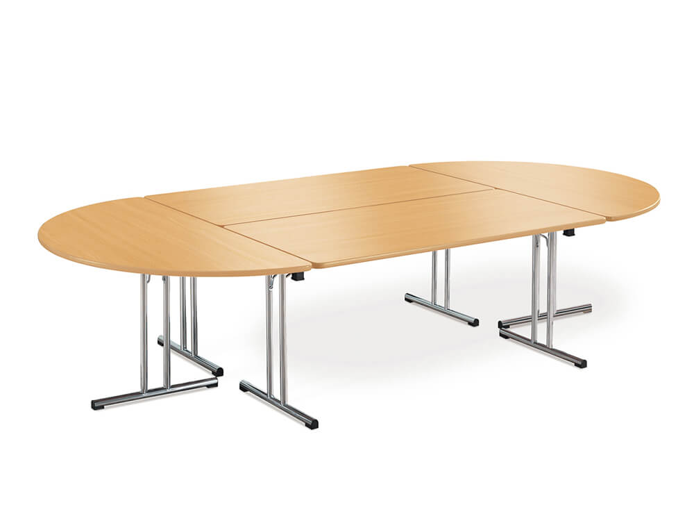 Folding Meeing Table With Chrome Legs Main Image