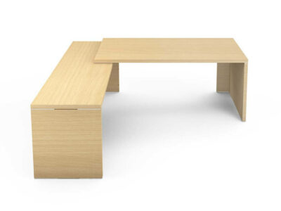 Kara Rectengular Desk With Panel Legs 1