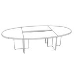 Medium Elliptic Shape Table (12 Persons)
