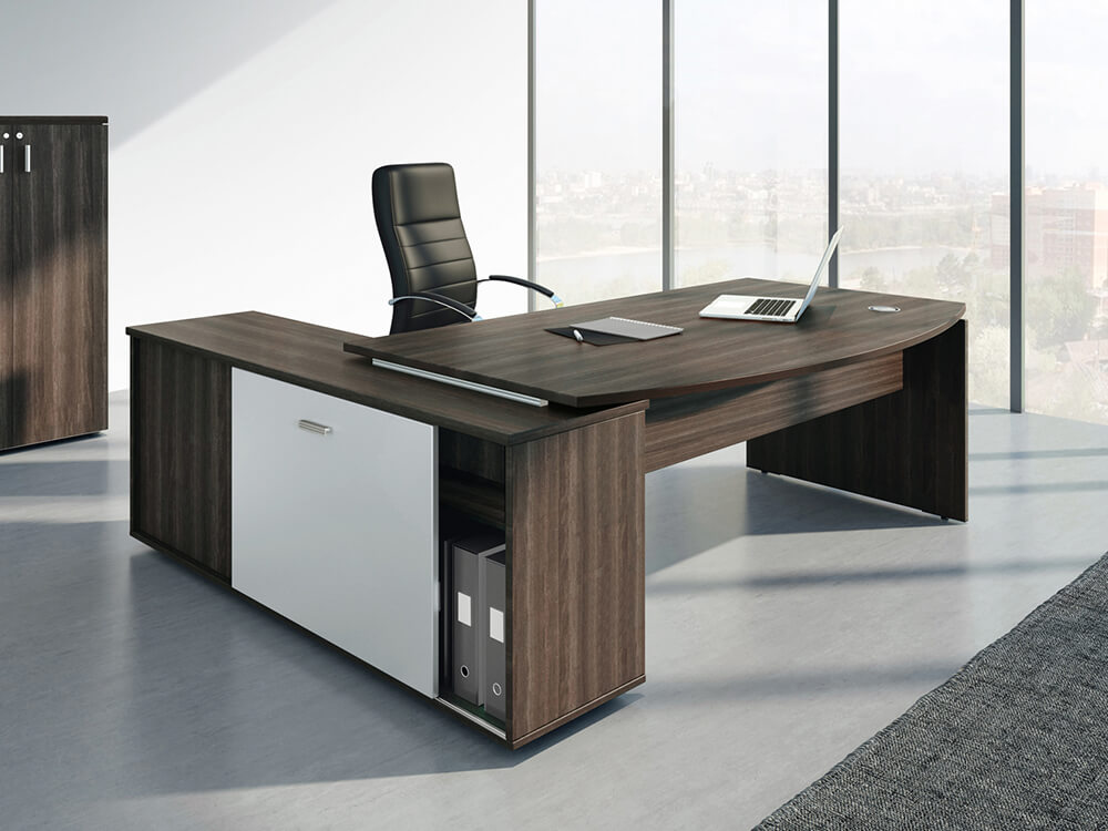 Moka Curved Executive Deskmain Image