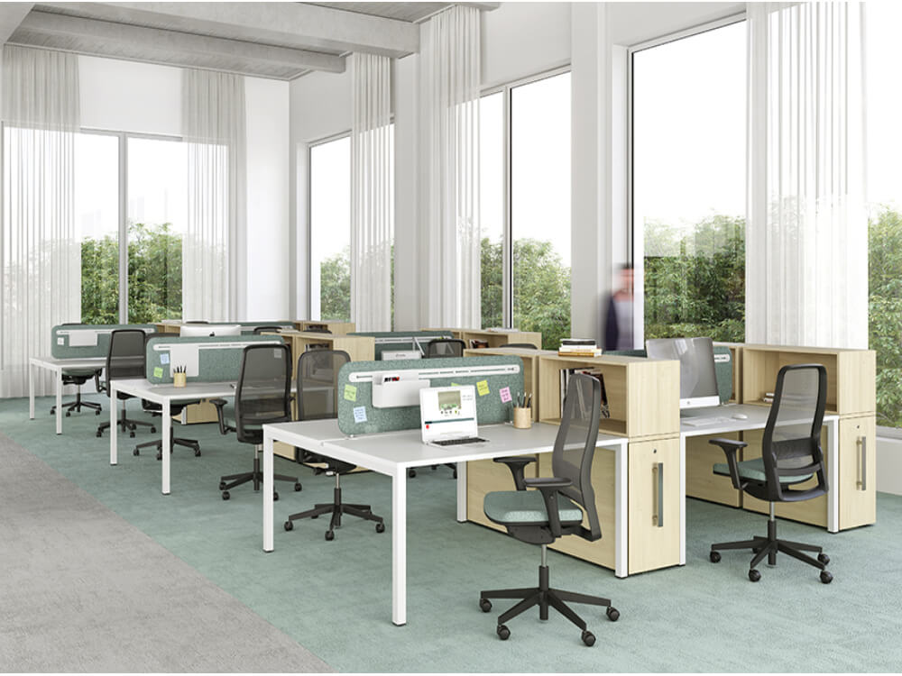 Zoela 1 – Workstation For 24 And 6 People With Fixed Height 01 Img