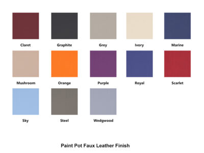 Agua Paint Pot Faux Leather Finish 02