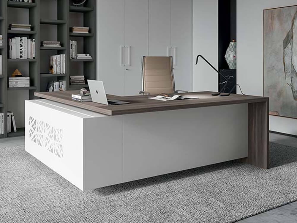 Bruno Grand Executive Desks With Optional Return And Credenza Unit