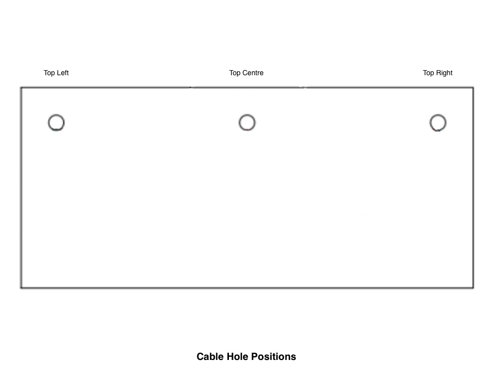 Cable Hole Positions