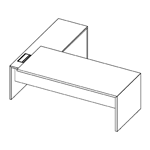 Desk with Return On Right Side