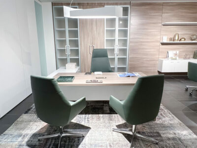 Casa Wood Finish Executive Desk And Optional Return And Pedestal 01