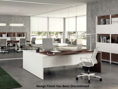 Casa – Wood Finish Executive Desk And Optional Return And Pedestal 04