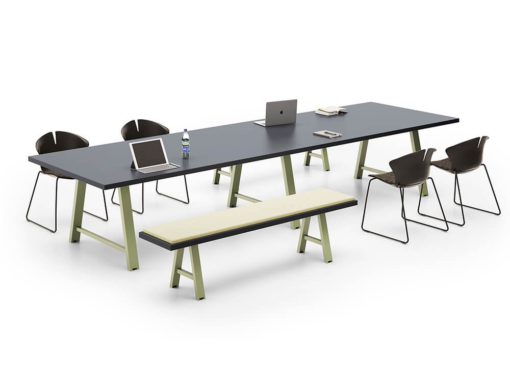 Croyd Rectengular Meeting Table 2