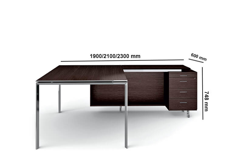 Enrique 2 U Leg Goalpost Executive Desk Size 01