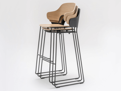 Fika – Modern Scandinavian High Stool & Bar Stool 1