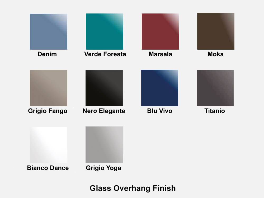 Glass Overhang Finish