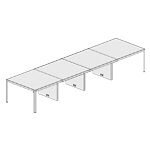 Large Rectangular Shape Table (with Three Central Leg, 16 Persons)