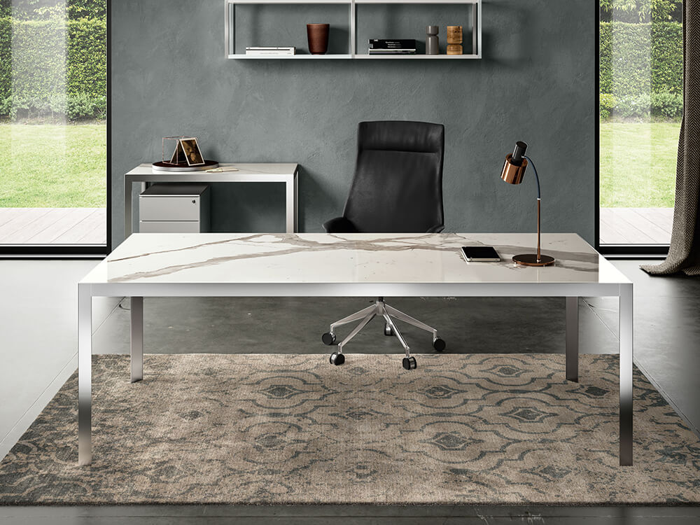 Hype Laminam Top Executive Desk Main Image