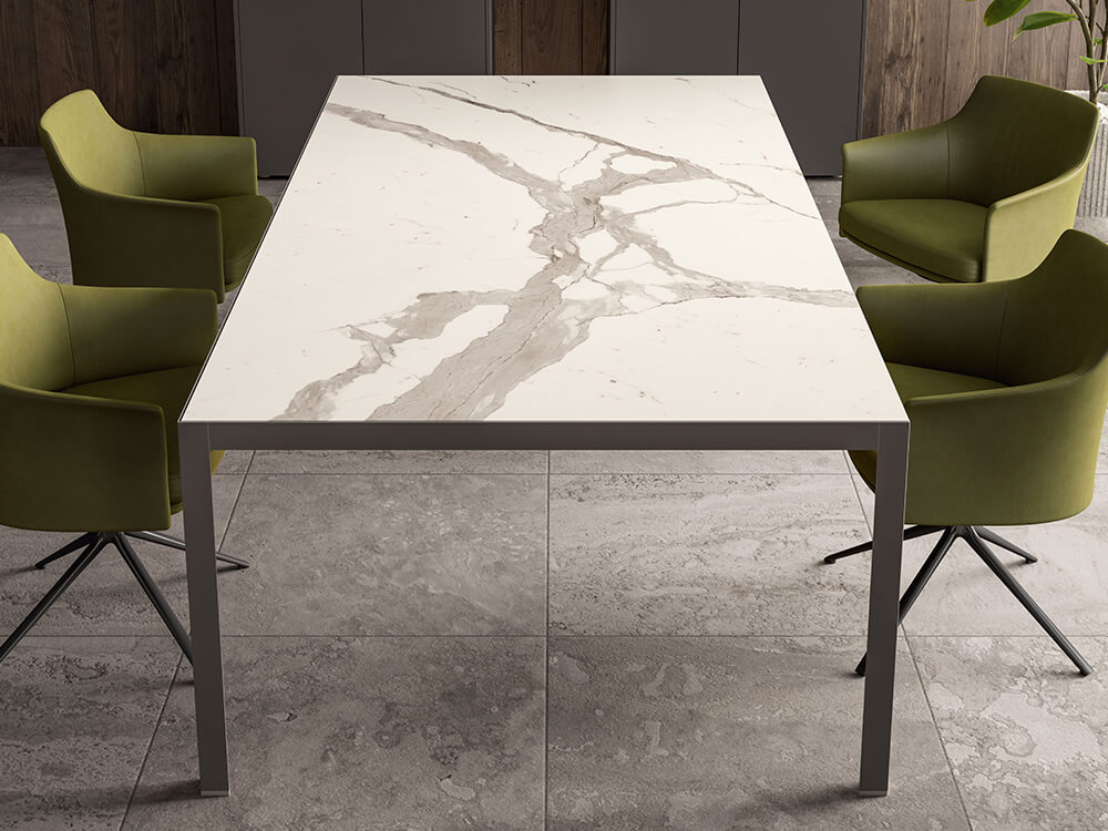 Hype Meeting Table With Laminam Top 1