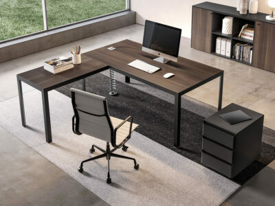 Harvey Desk With Wodden Top Main Image