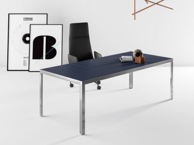 Hype Leather Top Executive Desk Main Image