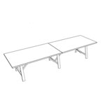 Large Rectangular Shape Table (10,12 and 14 Persons H-740)