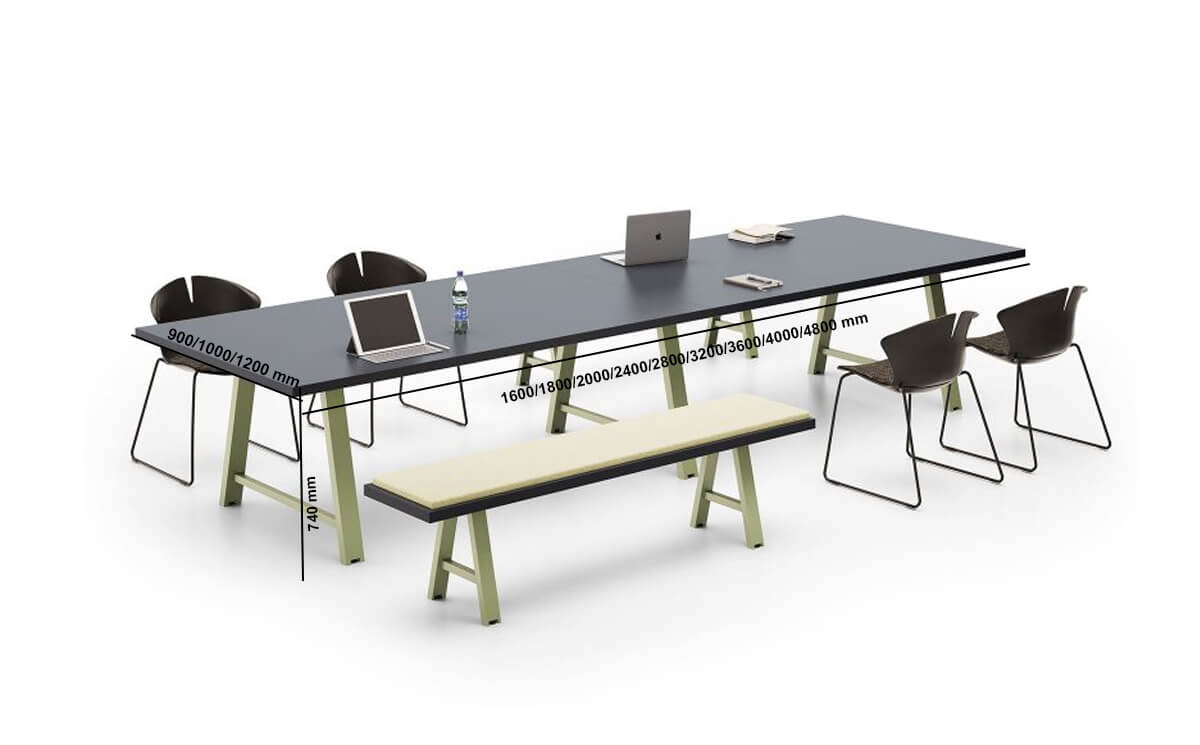 Jacopo Rectangular Meeting Table