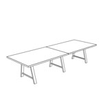 Medium Rectangular Shape Table (8 and 10 Persons)