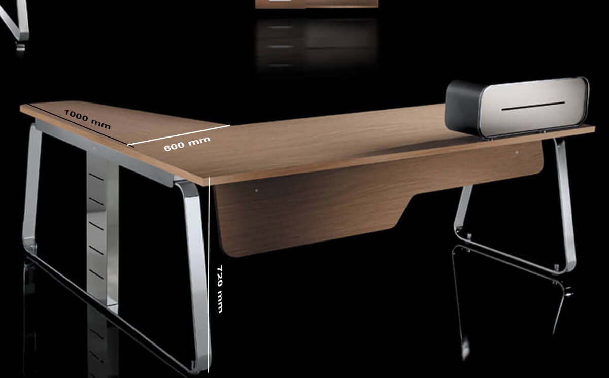 Size Return Audrey Unique & Modern Executive Desk