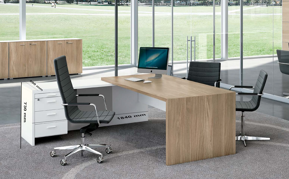 Size Return Casa Woodside Executive Desk And Optional Return And Pedestal