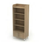 L800 x D556 x H2040 mm (4 Fixed Shelves and Lockable Base)