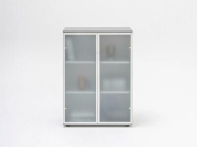 Bella Glass Doors Storage Unit 01