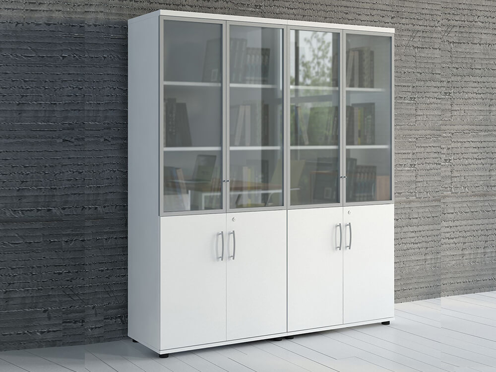 Bella Glass Doors Storage Unit1