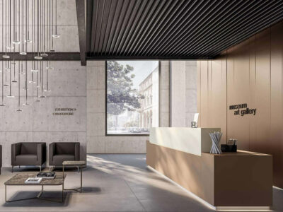 Zo Modern Designer Reception Desk 03